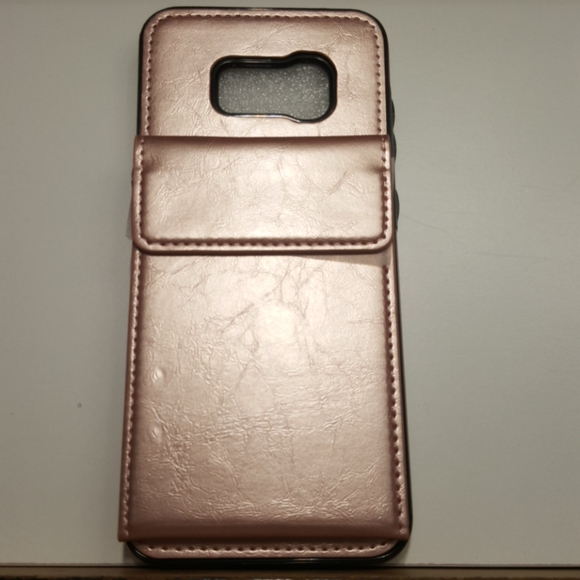 generic Accessories - Case for samsung galaxy s8+ plus goldrose-black